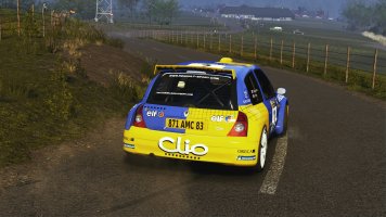 Affiche Originale Renault Clio Rallye Mont Blanc 2002 - Jean Joseph
