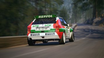 1:43 Spark S9025 Lancia Delta HF Integrale #5 Aghini rally Monte Carlo