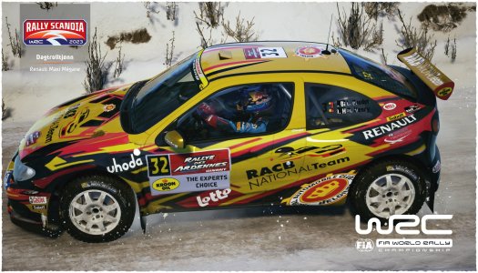 Décalcomanies 1/43 Renault Clio Rally5 José Da Cunha - Rallye De La Côte Fleurie 2023 - Maxi Miniature