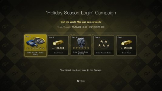 Gran Turismo 7 Login Bonus Campaign Begins 15 December