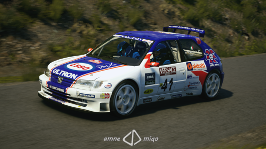 Miniature Peugeot 306 S16 Rallye – Racing43 1/43 – Andreucci Sanremo 1995 / Travaglia Palme 1996