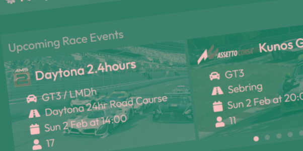 Introducing The OverTake Race Event Selector