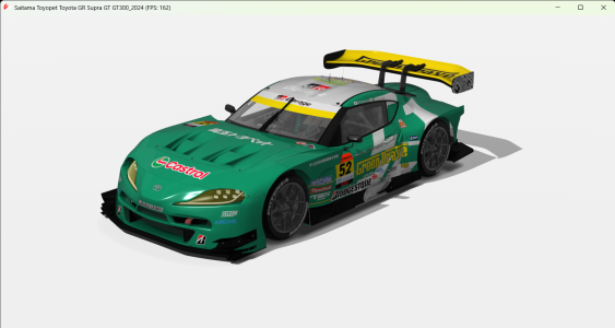 Green Brave GR Supra GT #52 Super GT 2024 Skin | OverTake.gg