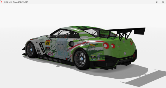猫 脱毛ケーズフロンティアGO&FUN猫猫GT-R NILZZ RACING No.48