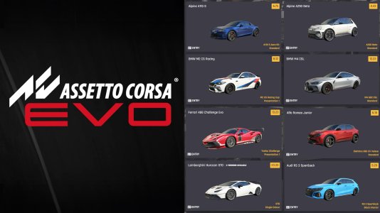 Assetto Corsa EVO OverTake Community Car Wishlist
