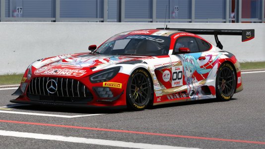 2025 Goodsmile Racing Mercedes AMG GT3 Evo Spa 24H RSS Mercer V8