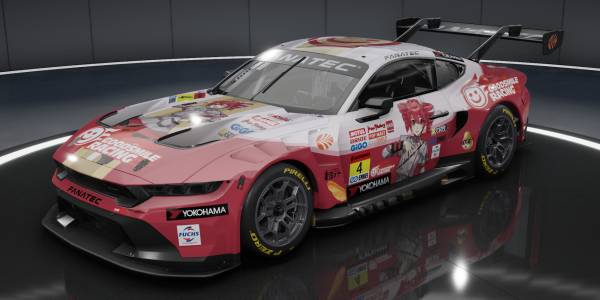 Teto Racing Wraps ACC Goodsmile Racing Kasane Teto Mustang GT3 | OverTake.gg