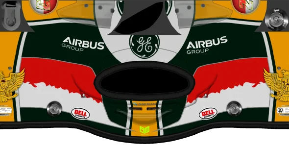 Casque Helmet Petrov Caterham 2012 GP F1 Formule 1 Bell 1/2