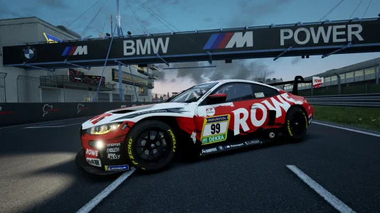 BMW M4 GT3 ROWE Racing No.99 – Coche Teledirigido A Escala 1/50 Con Luces Y Batería Recargable USB-C, Hasta 30 Min De Diversión, Para Mayores De 3 Años