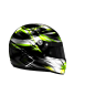 Fantasy Career Helmet Black/White/Green by L.T.Marcel