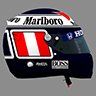 CLASSIC HELMET: Gerhard BERGER 1991