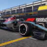 F1 2018 SAUBER GREY & RED