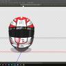 Fantasy Serbian Ferrari Helmet