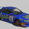 Subaru Impreza 22B STi '98 555 rally skin