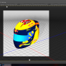 Nicholas Latifi RedBull Helmet