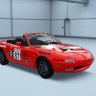 Mazda MX-5 NA: Jimmy Broadbent themed skin