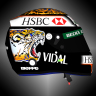 CLASSIC HELMET for F1 2020: Eddie IRVINE 2001