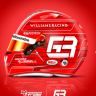 Russell Monza 2021 helmet