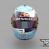 Sebastian Vettel 2012 Australia Helmet - ACSPRH Compatible