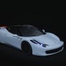 Ferrari 458 white matte skins