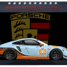 Sim Hub Overlay Replica with frame of PORSCHE 991II GT3 R