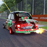 Modders Squadra Corse Fiat 695 minicar Alitalia black skin