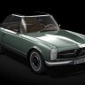 Mercedes 280 SL Pagode green