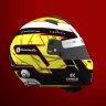 Theo Pourchaire 2023 Alfa Romeo helmet