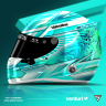 "FLASHING" Aston Martin Helmet by spood [SERPs]