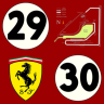 Ferrari 500 TRC Sebring 12 Hours 1957 #29 - #30