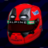 Deadpool Helmet (Alpine) - Arai version - F1 24