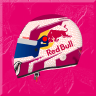 Dinosaur Helmet for VCARB, Red Bull and Williams