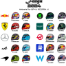 Fongu's GP4 F1 2024 Helmets converted for Assetto Corsa by Varun Ganesh