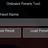 (FREE)Onboard Preset Tool
