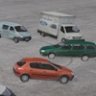 Low-poly cars for trackbuilders
