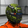 Lando Norris 2025 Night Mode Helmet