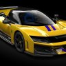 Ferrari F80 Skin - giallo modena blue Stripe - F40LM Lover