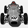 Elva-BMC 100 Formula Junior - 1959 Snetterton - #107 (4K skin)