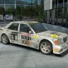 ACE Mercedes 190e EVO II Berlin 2000 #5 Lohr, #6 Rosberg