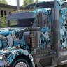 Kenworth W900 Stickerbomb Skin + Interior