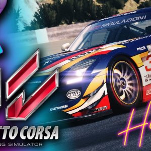 ASSETTO CORSA - MODDED - HOTLAP - LAGUNA SECA - MERCEDES SLS AMG GT3