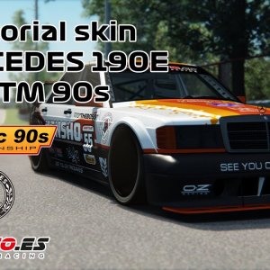 Tutorial MERCEDES 190E   DTM 90s Classic