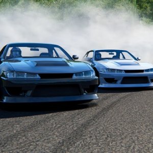 FunRock! Tandem Drift Silvia S14 | Assetto Corsa Cinematic