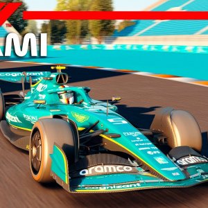 F1 2022 Miami Grand Prix | Sebastian Vettel Onboard Lap - Aston Martin Racing AMR22 | Assetto Corsa