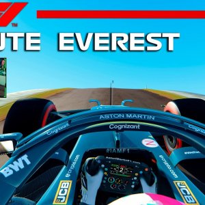 NA ESTRADA COM UM F1 - SUBINDO O MONTE EVEREST | Aston Martin Racing AMR21 | Assetto Corsa