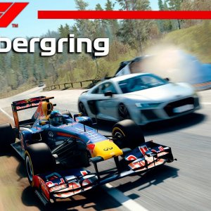 NA ESTRADA COM UM F1 - Red Bull Racing RB7 | Feldbergring with Traffic | Assetto Corsa