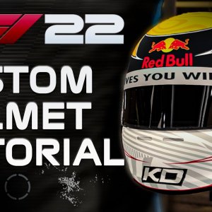 F1 22 CUSTOM HELMET TUTORIAL!!!