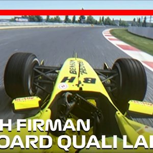 The Last Irish Driver on F1 | Ralph Firman Onboard | 2003 Spanish Grand Prix | #assettocorsa