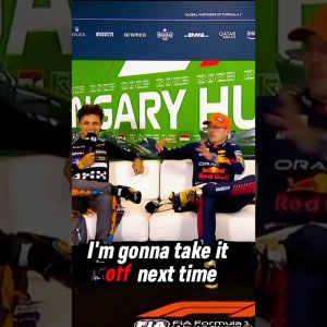 Lando Norris Reacts to Breaking Max Verstappen's Trophy!