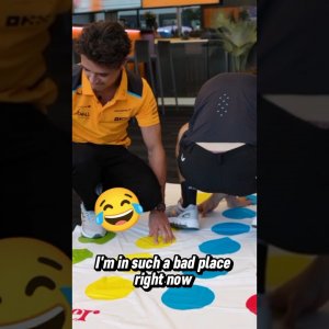 F1's Lando Norris & Oscar Piastri Play Twister